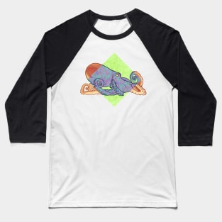 Abstract Octopus Baseball T-Shirt